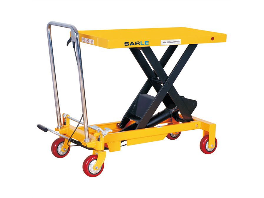 單剪重型手動平臺車