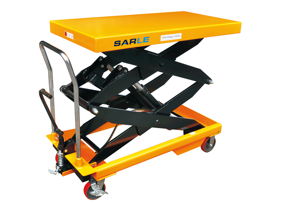 雙剪重型手動平臺車