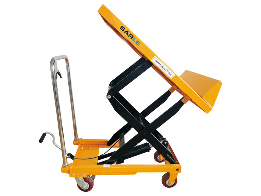 臺面可傾斜手動平臺車